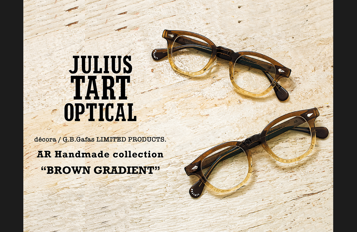 JULIUS/TART/OPTICAL/AR/Handmade/collection